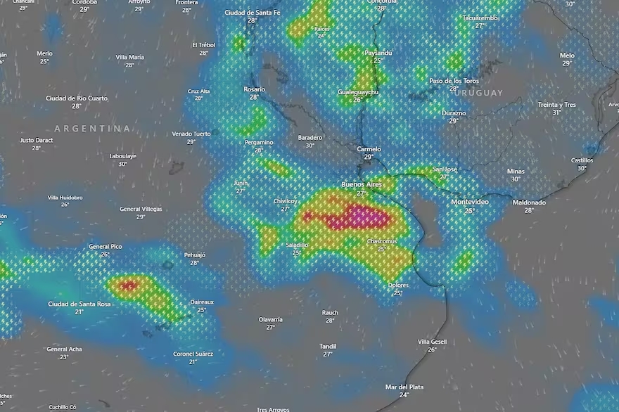 Alerta por tormentas y altas temperaturas para este viernes 28 de&nbsp;febrero