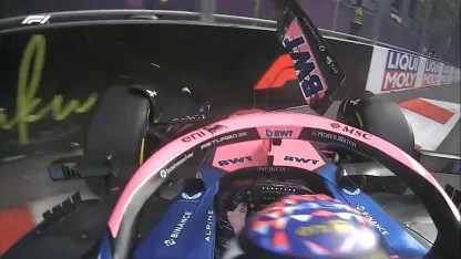 Albon tocó a Colapinto y lo dejó sin chances en&nbsp;Bakú