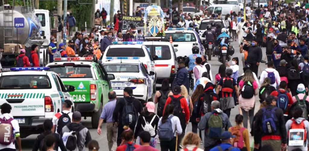 Peregrinación a Luján 2025: confirman los cortes de calles y accesos durante la caminata de&nbsp;fe